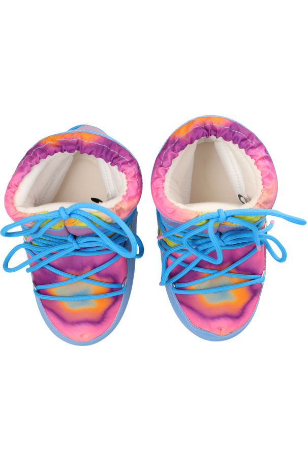 Moon Boot Kids ‘Icon Tie Dye Low’ snow boots